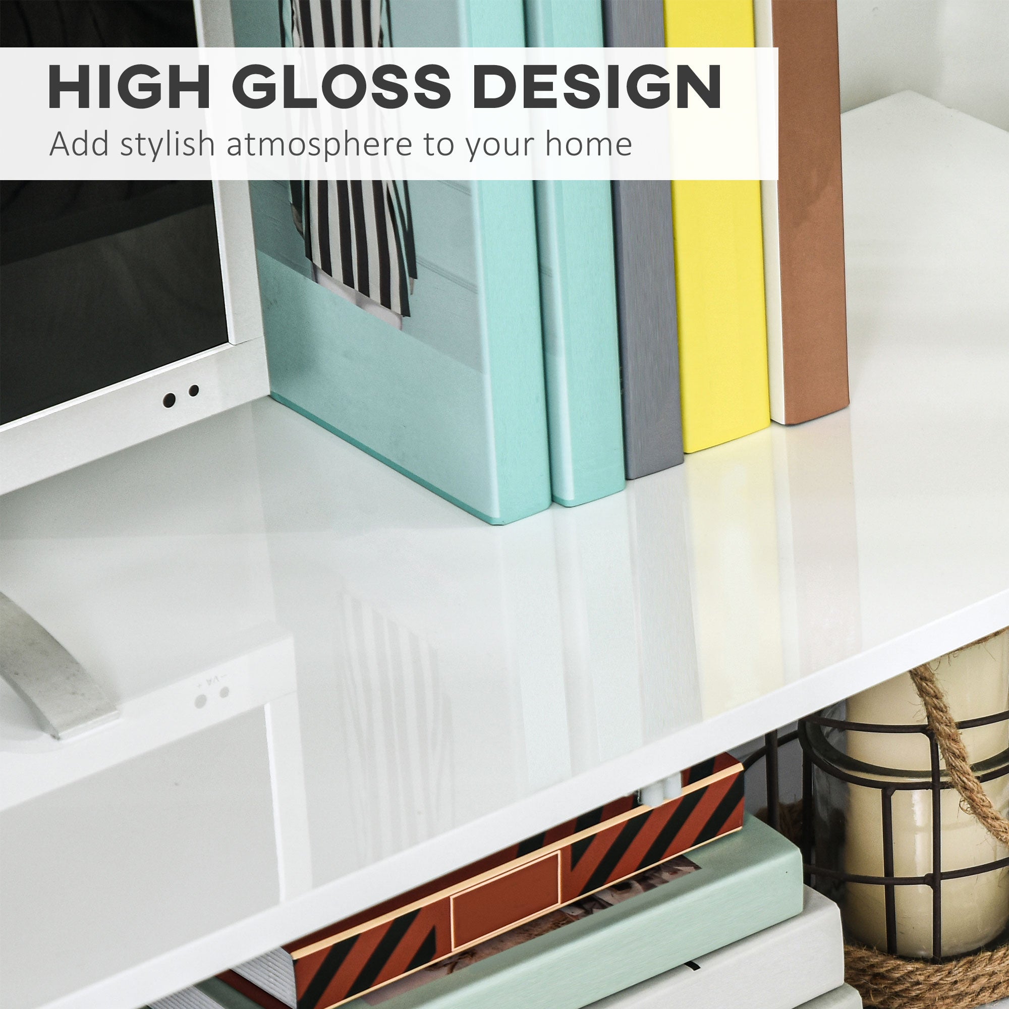 TV Cabinet with Storage for Living Room