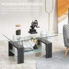 Sutton Rectangle Glass Coffee Table