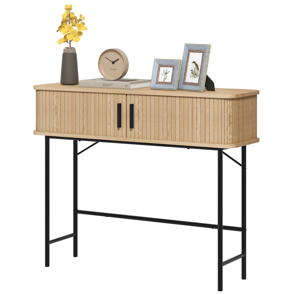 Julian hallway console table in Oak