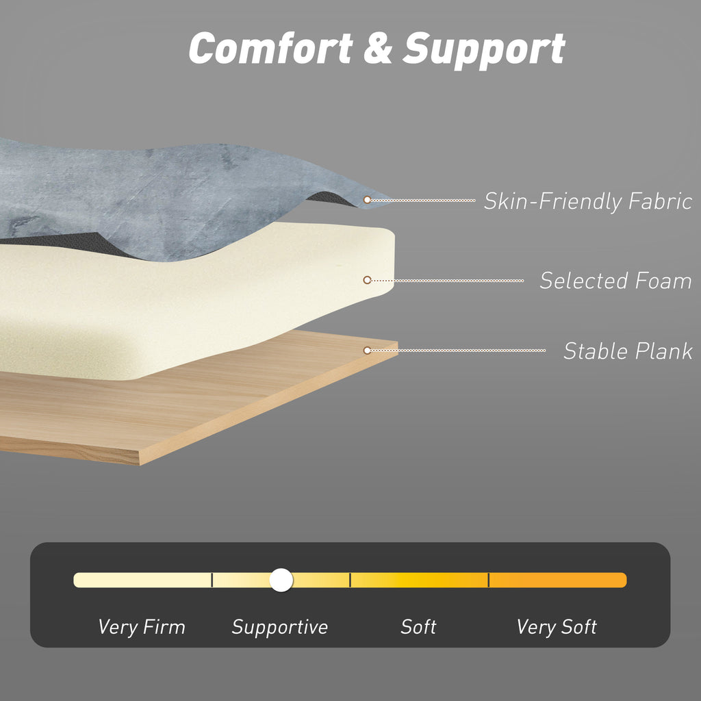 Ari 3 in 1 Convertible Sofa Bed with Adjustable Backrest and USB Ports-Dark Grey