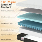 Halston 10-Inch Luxury Firm Mattress in a Box-Available in 3 Sizes