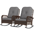 Oxlade outdoor rocking chairs in Grey