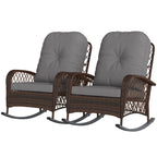 Oxlade outdoor rocking chairs in Grey