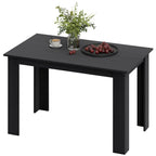 Dining Table with Wood Effect 