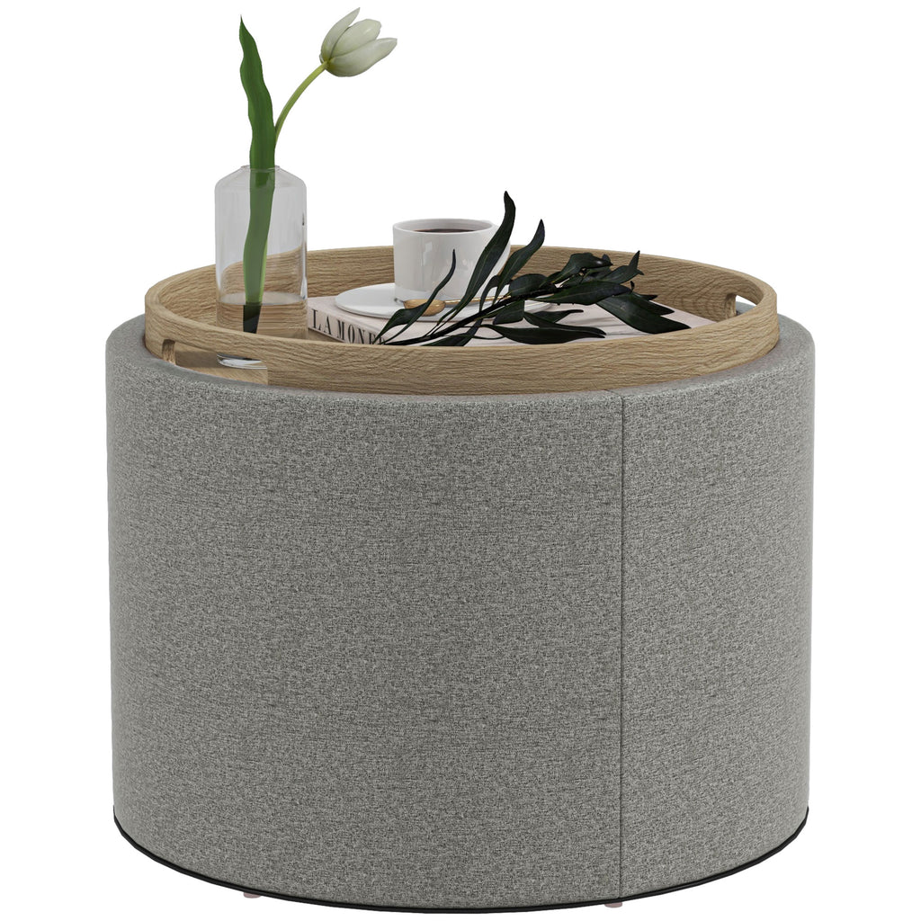 Coffe table style ottoman with storage