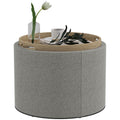 Coffe table style ottoman with storage