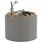 Coffe table style ottoman with storage