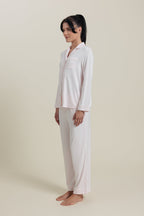 Sleepwear Set <br/>Bamboo Button-Up Cropped Pajama Set