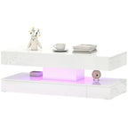 Modern coffee table in white
