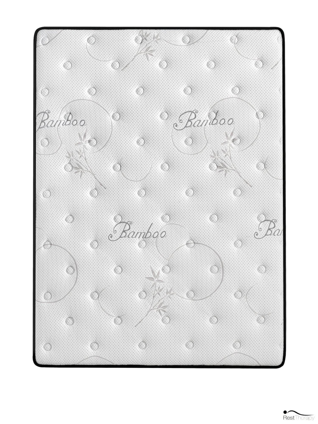 12 Inch Bliss Bamboo Hybrid Pocket Coil Mattress with Cool Gel Memory Foam - Available in 3 Sizes