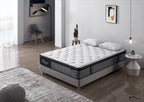 12 Inch Bliss Bamboo Hybrid Pocket Coil Mattress with Cool Gel Memory Foam - Available in 3 Sizes