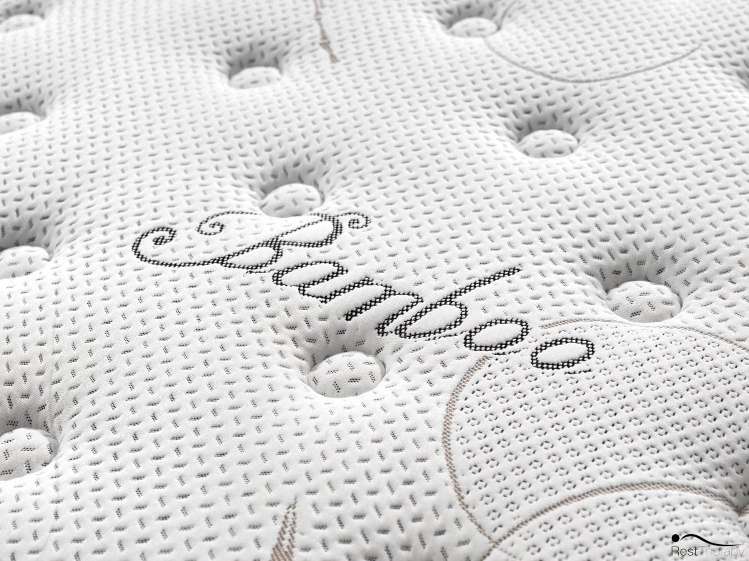 12 Inch Bliss Bamboo Hybrid Pocket Coil Mattress with Cool Gel Memory Foam - Available in 3 Sizes