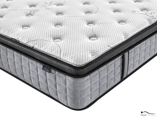 12 Inch Bliss Bamboo Hybrid Pocket Coil Mattress with Cool Gel Memory Foam - Available in 3 Sizes