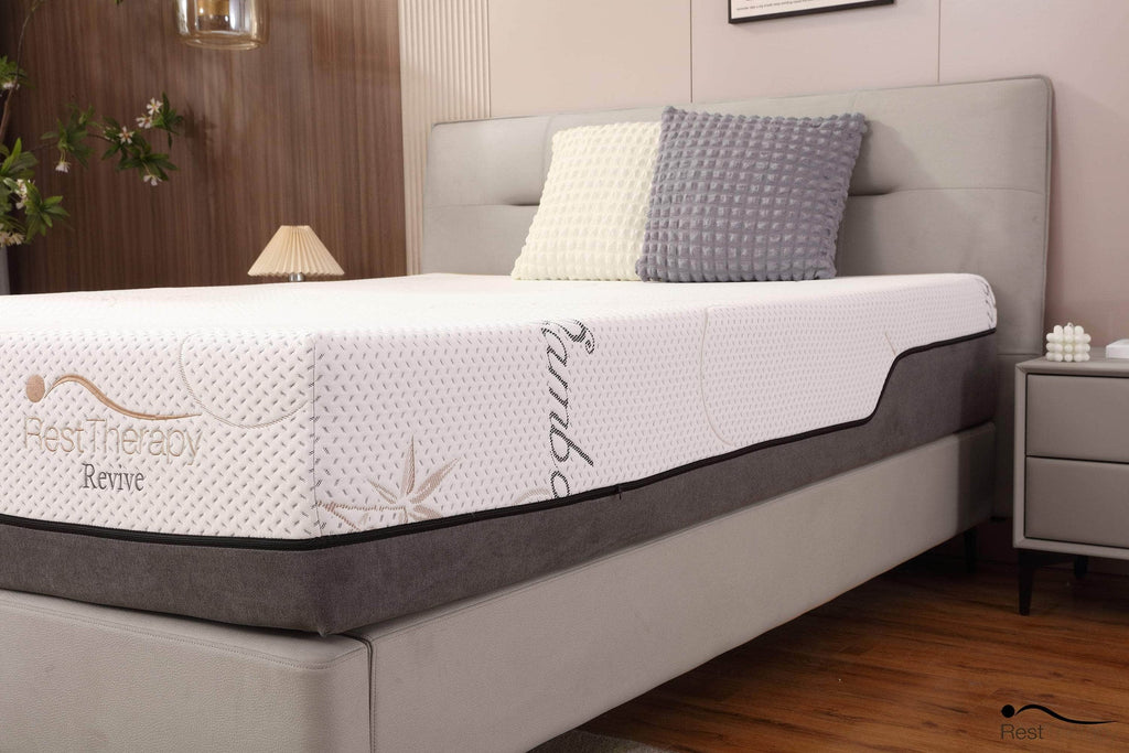 12 Inch Revive Bamboo Cool Gel Memory Foam Mattress - Available in 3 Sizes