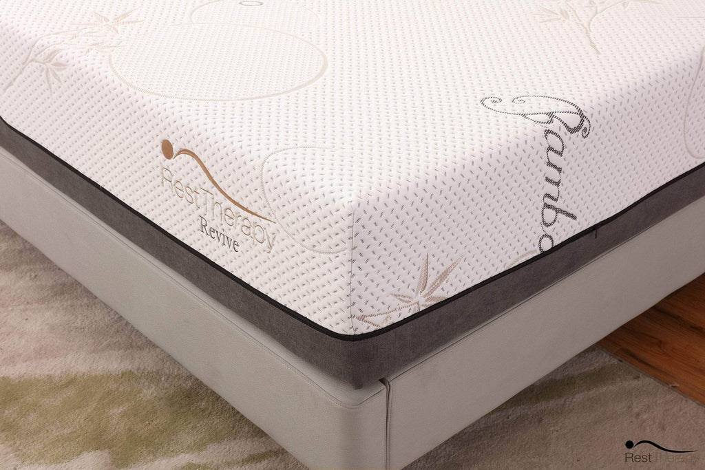12 Inch Revive Bamboo Cool Gel Memory Foam Mattress - Available in 3 Sizes