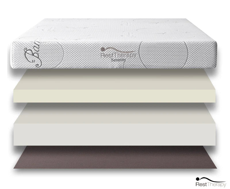 8 Inch Serenity Bamboo Memory Foam Mattress 