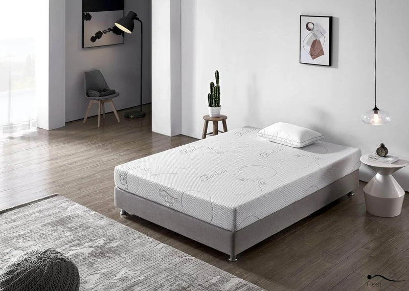 8 Inch Serenity Bamboo Memory Foam Mattress 