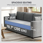 NAPLES Modern Upholstered Couch