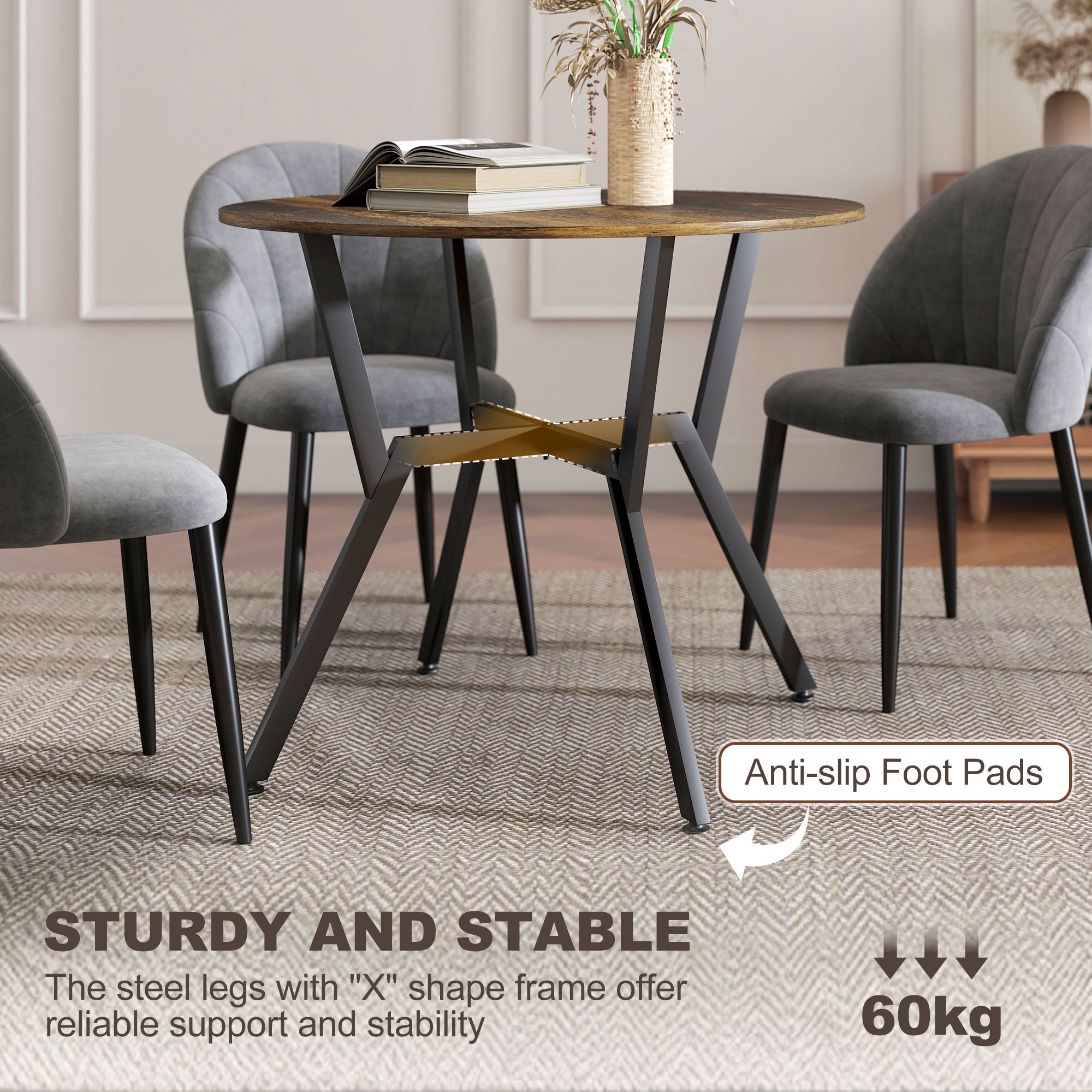 Round Dining Table, Modern Dining Room
