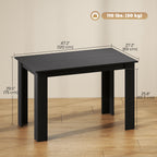 Dining Table with Wood Effect 