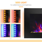 wall-mounted electric fireplace