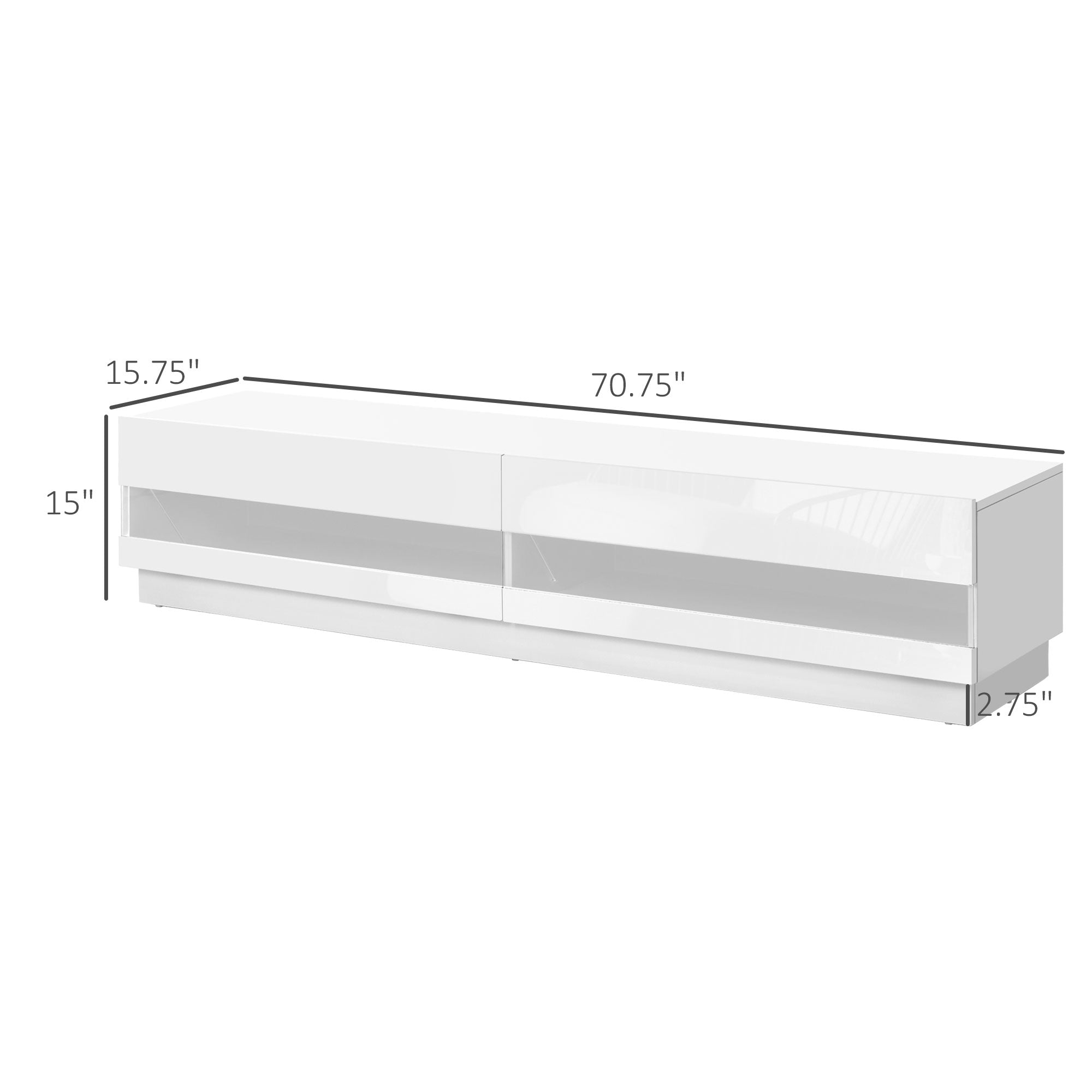 TV Cabinet with Storage for Living Room