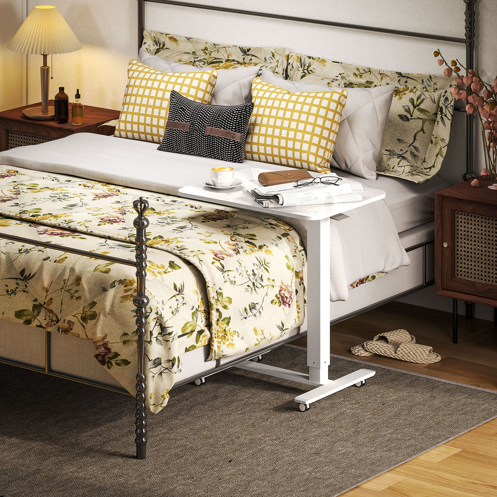 Mobile Stand Up Desk with Wheels