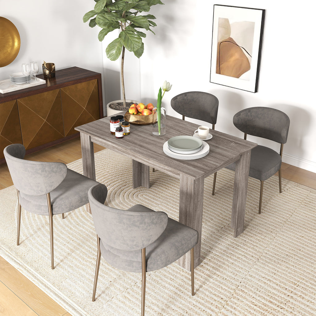 Dining Table with Wood Effect for Dining Room