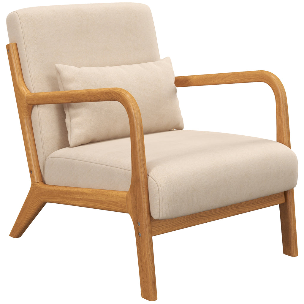 Retro accent chair for bedroom and living room