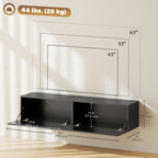 Hunter Floating TV Stand with Storage Cupboards
